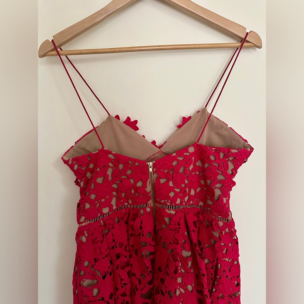 Self-Portrait Lace Pattern Midi Dress - Picture 11 of 13